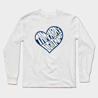 Hockey warp text Long Sleeve T-Shirt